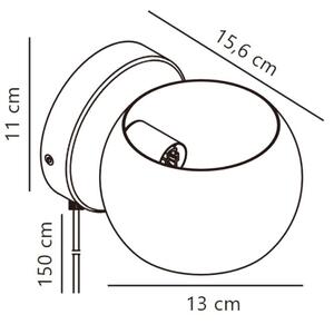 Nordlux - Stenski reflektor BELIR 1xG9/5W/230V bež