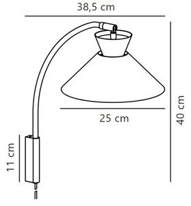 Nordlux - Stenska svetilka DIAL 1xE27/40W/230V bela