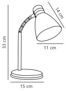 Nordlux - Namizna svetilka CYCLONE 1xE14/15W/230V bela