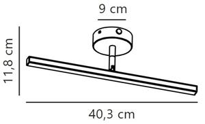 Nordlux - LED Kopalniška luč za osvetlitev ogledala IP LED/6,2W/230V IP44 40 cm bela