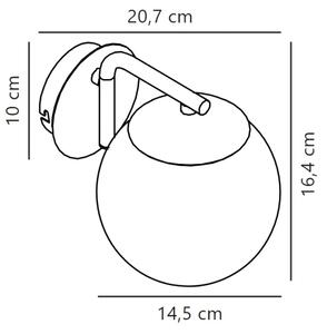 Nordlux - Stenska svetilka GRANT 1xE14/40W/230V črna