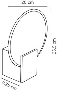 Nordlux - LED Zatemnitvena kopalniška stenska svetilka HESTER LED/9,5W/230V bela