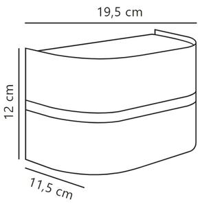 Nordlux - Zunanja stenska svetilka SIBELIS 1xE27/10W/230V IP44 črna