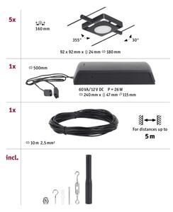 Paulmann 94424 - SET 5xLED/4,5W Reflektor za tračni sistem MAC 230V