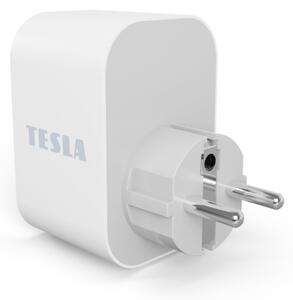 TESLA Smart - Pametna vtičnica 3680W/230V/16A Type F/E 2xUSB-A + 1xUSB-C Wi-Fi