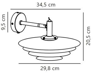 Nordlux - Stenska svetilka BRETAGNE 1xG9/25W/230V bela