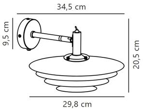 Nordlux - Stenska svetilka BRETAGNE 1xG9/25W/230V antracit