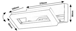 Rabalux 75019 - LED Kopalniška stenska svetilka BLAS LED/15W/230V 4000K