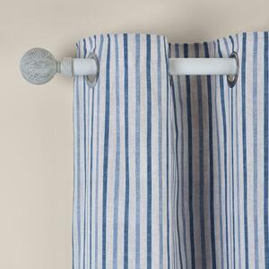 Modre zavese v kompletu 2 ks 229x229 cm Logan Stripe – Catherine Lansfield