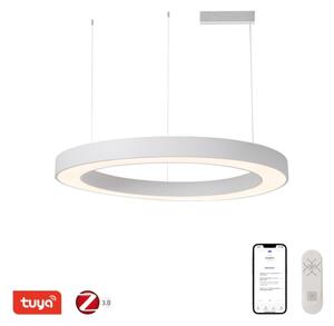 Immax NEO 07214L - LED Zatemnitveni lestenec PASTEL LED/68W/230V bela 95cm Tuya + Daljinski upravljalnik