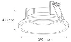 Lucide 09923/01/31 - Kopalniška svetilka ZIVA 1xGU10/50W/230V IP44 bela