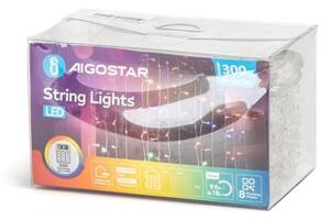 Aigostar - LED Zunanja božična veriga 300xLED/8 funkcij 3xAA 6x3m IP44 multicolor