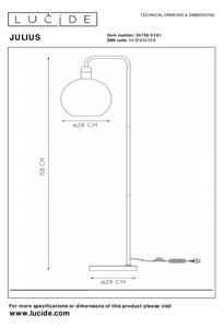 Lucide 34738/01/61 - Talna svetilka JULIUS 1xE27/40W/230V