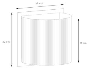 Lucide 03229/01/30 - Stenska svetilka MAGIUS 1xE27/40W/230V bambus