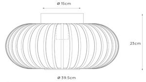 Lucide 78174/40/33 - Stropna svetilka MANUELA 1xE27/60W/230V pr. 39,5 cm zelena