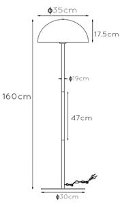 Lucide 45796/01/30 - Talna svetilka SIEMON 1xE27/40W/230V črna