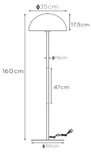 Lucide 45796/01/35 - Talna svetilka SIEMON 1xE27/40W/230V modra