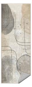 Siv/kremno bel pralen tekač 80x200 cm Simple Lines – Mila Home