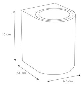 Lucide 69801/01/31 - Zunanja stenska svetilka ZARO 1xGU10/35W/230V IP44 bela