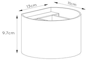 Lucide 09218/04/02 - LED Zatemnitvena stenska svetilka XIO 1xG9/4W/230V zlata