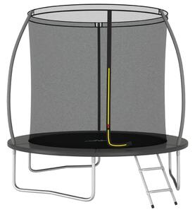 VidaXL Trampolin komplet okrogel 244x55 cm 100 kg