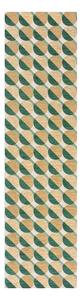 Rumen/zelen tekač 60x230 cm Carlos Circle Geo – Flair Rugs