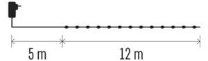 LED Zunanja božična veriga 120xLED/17m IP44 topla bela