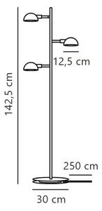 DFTP by Nordlux - Talna svetilka NOMI 3xE14/8W/230V črna