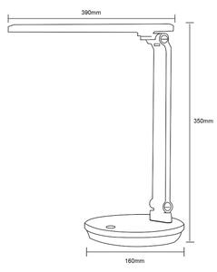 Zuma Line SM-542-BL - LED Namizna svetilka LED/5W/230V 3000-6000K črna