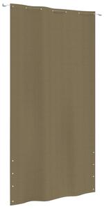 VidaXL Balkonsko platno taupe 140x240 cm tkanina Oxford