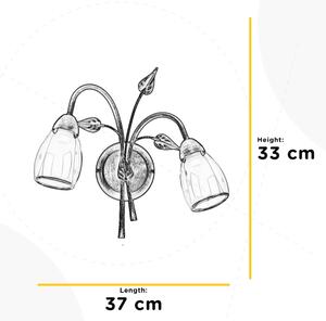 ONLI - Stenska svetilka LILIANA 2xE14/6W/230V