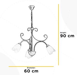 ONLI - Lestenec na verigi ODINO 3xE14/6W/230V