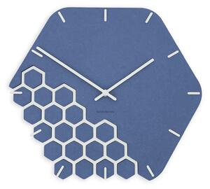 Stenska ura Luxhora Fragmenta Dark Blue 11 barv kazalcev