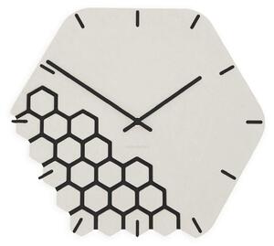 Stenska ura Luxhora Fragmenta White 11 barv kazalcev