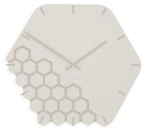 Stenska ura Luxhora Fragmenta White 11 barv kazalcev