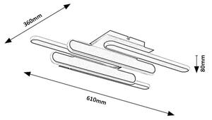 Rabalux 71050 - LED Stropna svetilka SINDRI LED/36W/230V