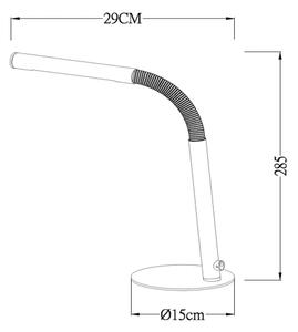 Lucide 36612/04/30 - LED Zatemnitvena namizna svetilka GILLY LED/3W/230V črna