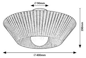 Rabalux 71248 - Stropna svetilka RAVEN 1xE27/6W/230V
