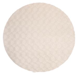 PREPROGA Z VISOKIM FLOROM 120/120 cm tkano krem barve