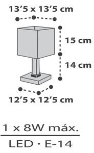 Dalber 63371 - Otroška lučka LITTLE PIXEL 1xE14/8W/230V