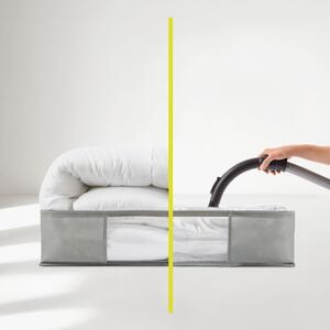 Vakuumska plastična škatla za pod posteljo 60x45x15 cm – Homéa