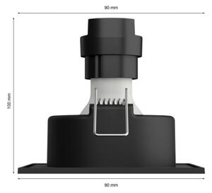 Philips - LED RGBW Zatemnitvena vgradna svetilka Hue CENTURA 1xGU10/4,2W/230V