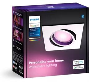 Philips - LED RGBW Zatemnitvena vgradna svetilka Hue CENTURA 1xGU10/4,2W/230V