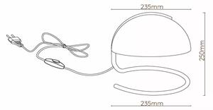 Lucide 46516/01/66 - Namizna svetilka CATO 1xE27/40W/230V roza