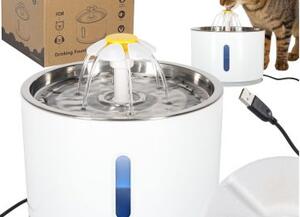 Avtomatski LED vodnjak za pse in mačke – 2,4 L