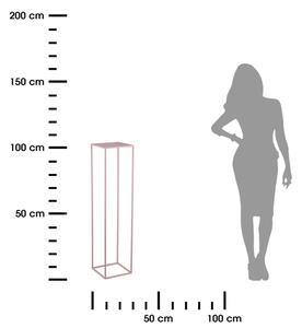 Stojalo za rože 100x24 cm roza