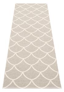 Kremno bel zunanji in notranji tekač 70x225 cm Kotte Linen – Pappelina