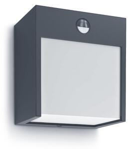 Brilagi-LED Zunanja stenska svetilka s senzorjem TERNI LED/12W/230V antracit IP44