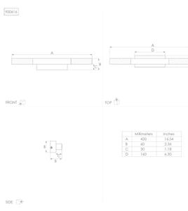 Eglo 900616 - LED Kopalniška luč za osvetlitev ogledala GEMILIANA LED/8,9W/230V IP44