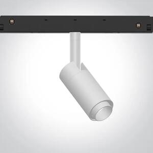 PRILAGODLJIV BIJELI REFLEKTOR ZA MAGNETNE ŠINE 7W 48V IP20 MINI/MIDI/MAXI/P&P DM42140/W/W